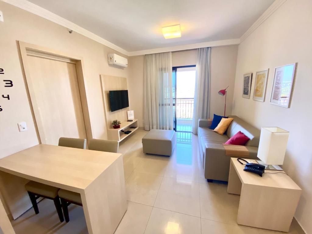 Flat Completo Com Servicos Em Hotel 5 Estrelas 里贝朗普雷托 外观 照片