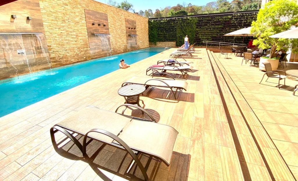 Flat Completo Com Servicos Em Hotel 5 Estrelas 里贝朗普雷托 外观 照片