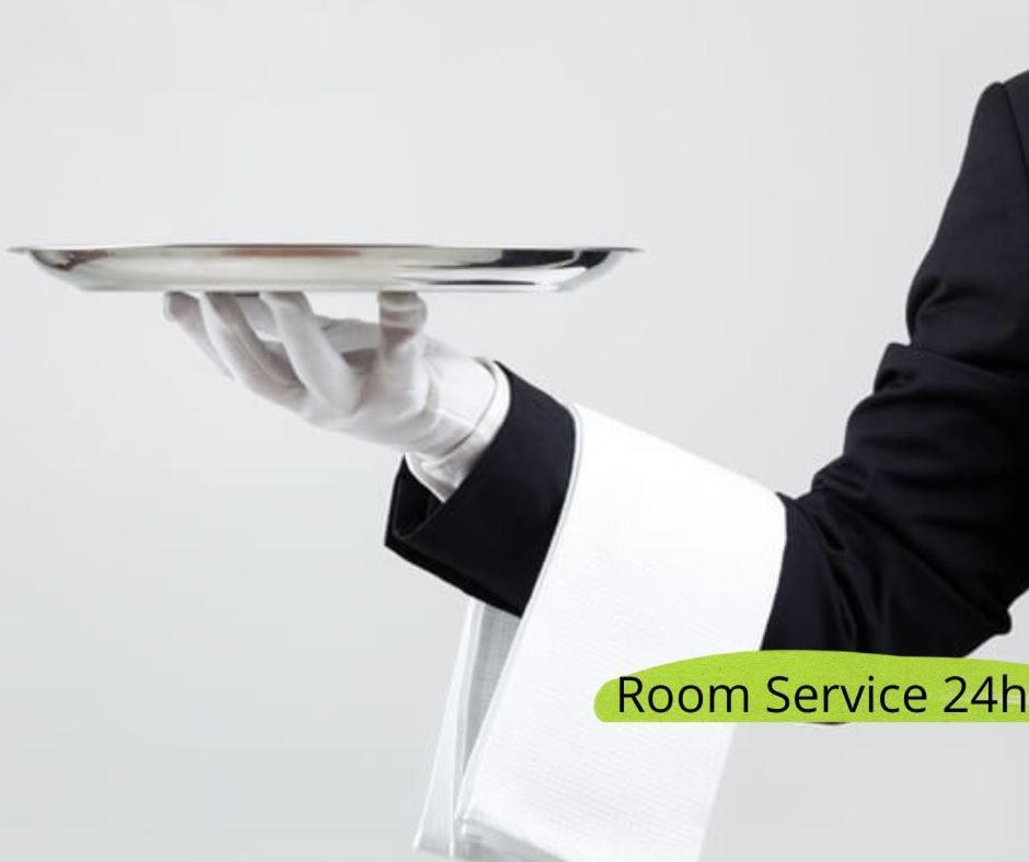 Flat Completo Com Servicos Em Hotel 5 Estrelas 里贝朗普雷托 外观 照片